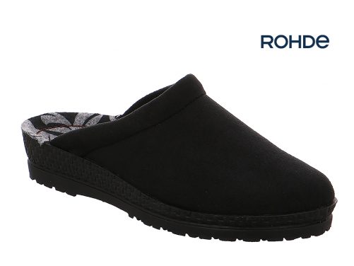 Rohde 2291-90 pantoffels zwart