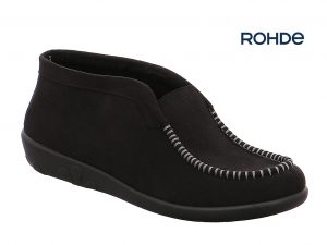 Rohde 2236-90 zwart pantoffel