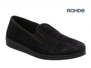 Rohde 2601-90 herenpantoffel zwart