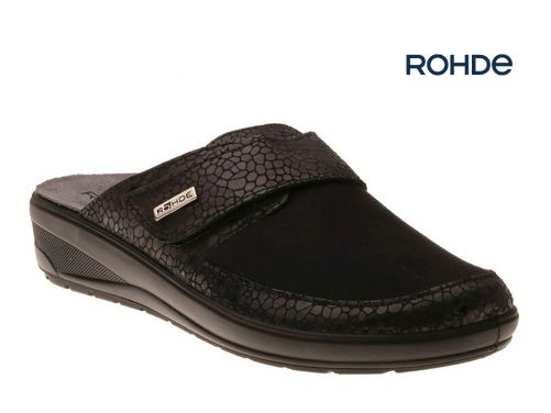 Rohde 6167-90 zwart slipper