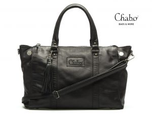 Chabobags Kit´s Monroe tas zwart leer