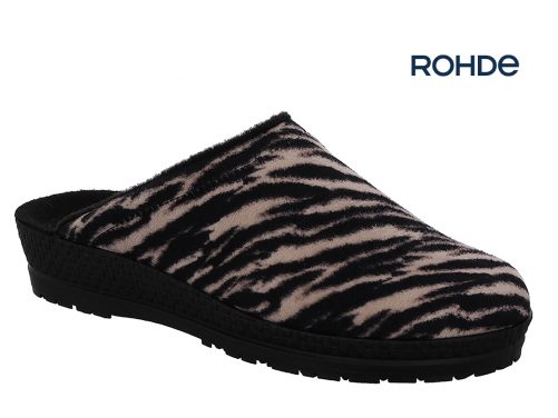 Rohde 2294-17 pantoffels zebraprint