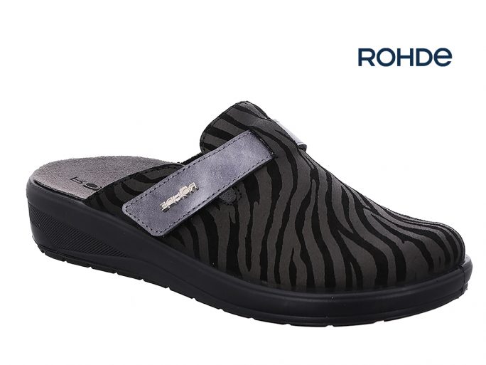 Rohde 6163-90 zwart slipper