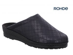 Rohde 2297-90 pantoffels zwart