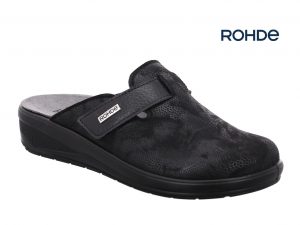 Rohde 6165-90 pantoffels zwart