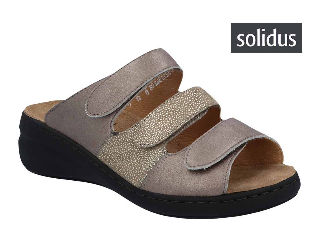 Solidus 21154 beige damesslipper