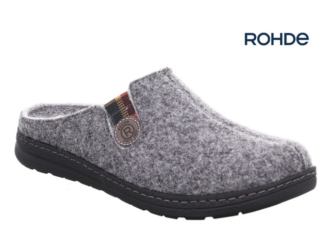 Rohde 7142 herenpantoffels grijs