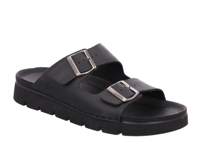 Rohde 6703 herenslipper zwart