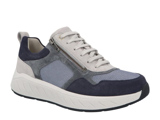 Solidus herensneaker Ken breed blauw