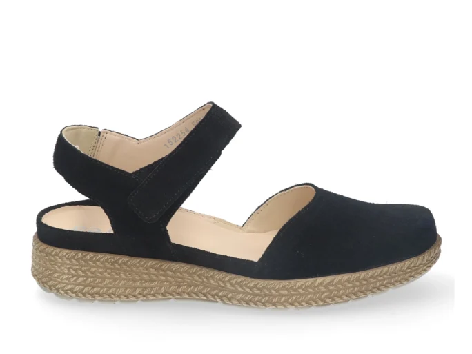 Durea 5923.7448 wijdte H bandschoen zwart