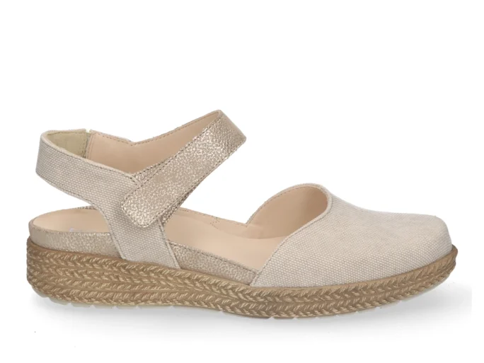 Durea 5924.2154  H bandschoen taupe