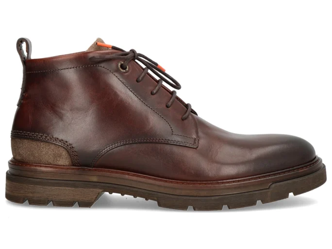 Berkelmans Levin veterboot bruin leer